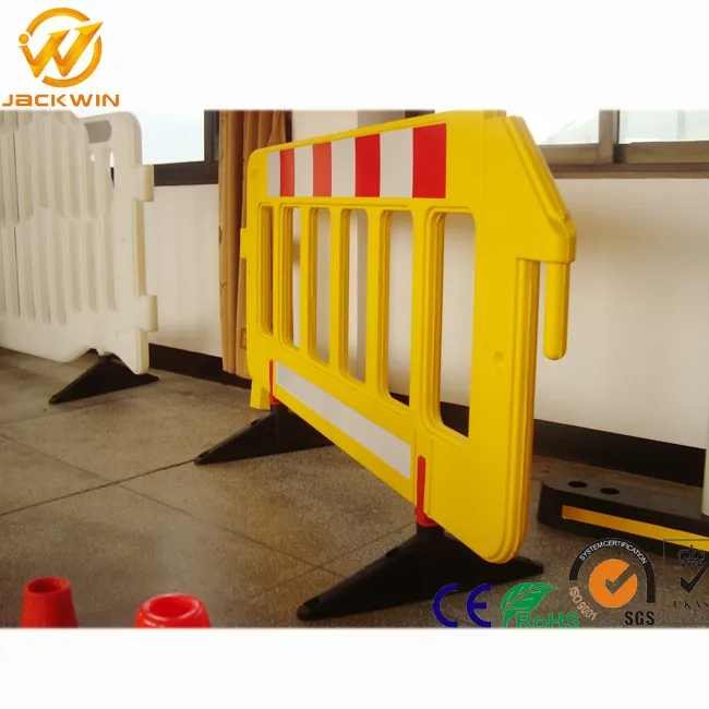 2m Blowing Red&Yellow Plastic Road Barriers for Workzone