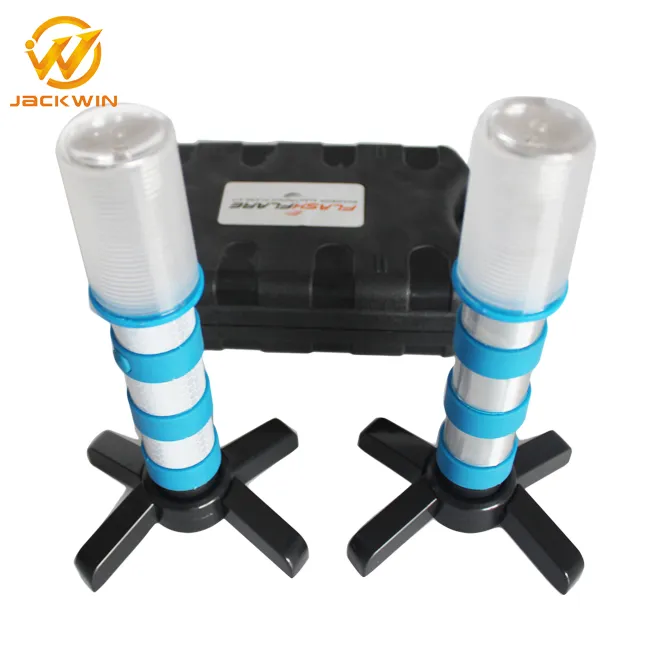 360 Degree Visibility Amber/Blue/Red LED Road Flare Warning Lights