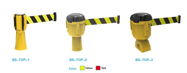 3meter Cone-Top Retractable Belt Topper&Retractable Belt Stanchion