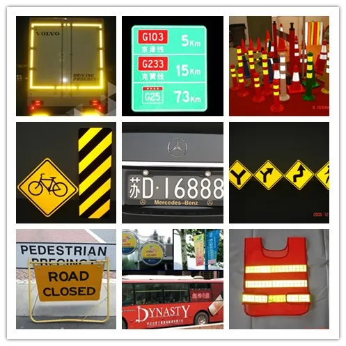 Acrylic Advertisement / Commercial Grade Double Color Reflective Sheeting/Film/Material (TM3200)