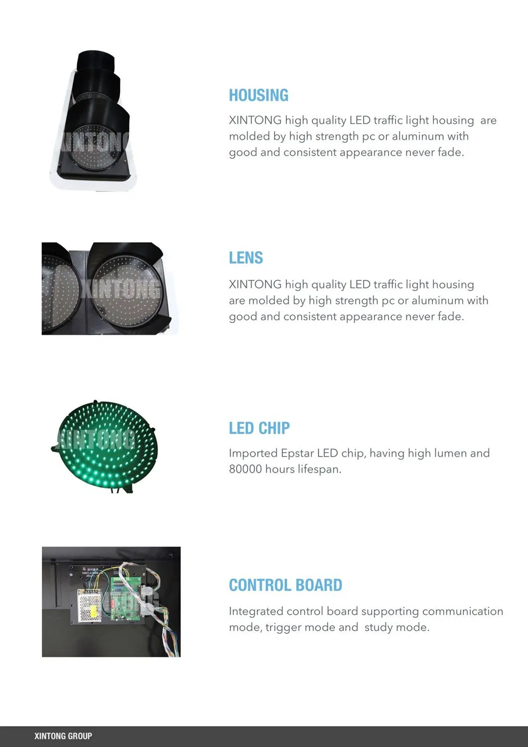 All in One Red Outdoor LED Solar Traffic Signal Light Flashing Solar Traffic Light