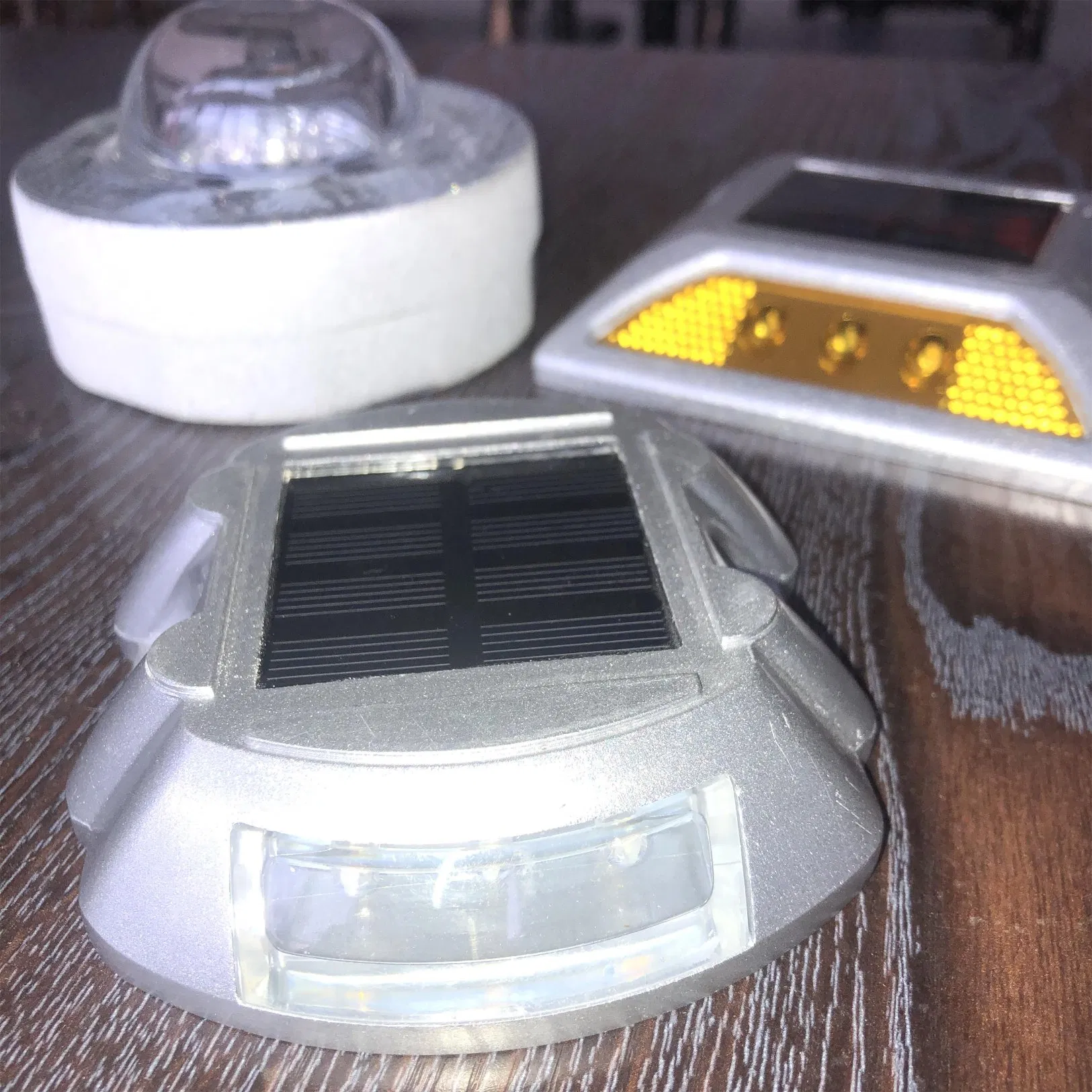 Alltop IP65 Waterproof Flashing Cat Eyes Motorway Reflectors Solar Traffic Road Stud Light