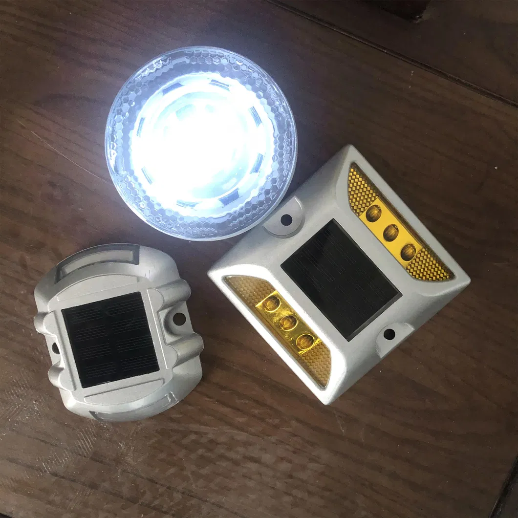 Alltop IP65 Waterproof Flashing Cat Eyes Motorway Reflectors Solar Traffic Road Stud Light