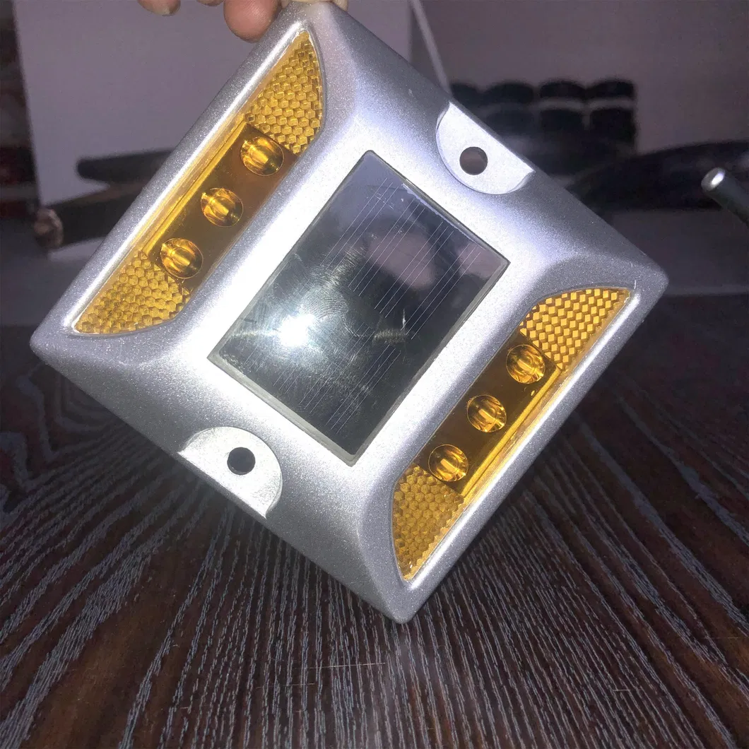 Alltop IP65 Waterproof Flashing Cat Eyes Motorway Reflectors Solar Traffic Road Stud Light