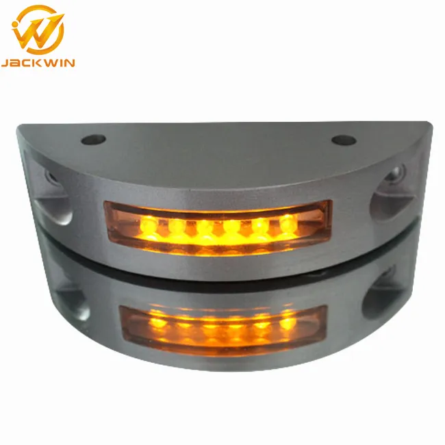 Aluminum Blinking Pavement Marker Road Cat Eyes 4/6LED Solar Road Stud
