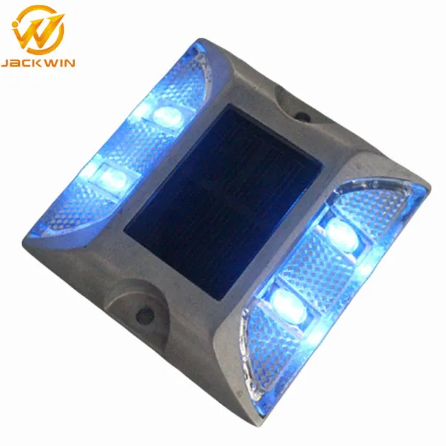 Aluminum Blinking Pavement Marker Road Cat Eyes 4/6LED Solar Road Stud