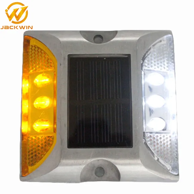 Aluminum Blinking Pavement Marker Road Cat Eyes 4/6LED Solar Road Stud