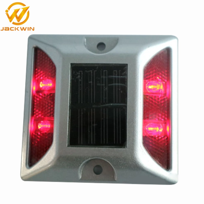 Aluminum Blinking Pavement Marker Road Cat Eyes 4/6LED Solar Road Stud