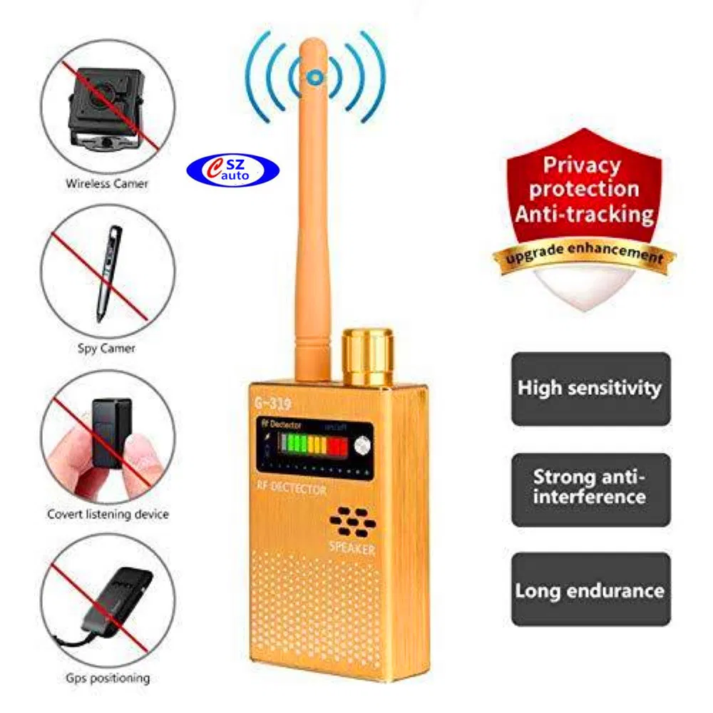 Anti-Spy Wireless RF Signal Detector for Hidden Camera Bug GPS Camera Signal