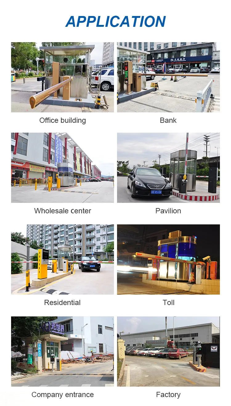 Automatic Traffic Remote Control Car Access Parking Road Boom Barrier Gate