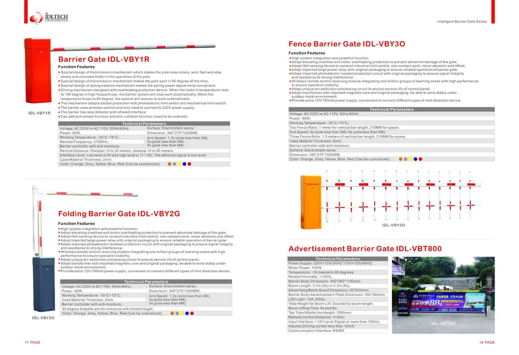 Barrier Gate System for Car Parking