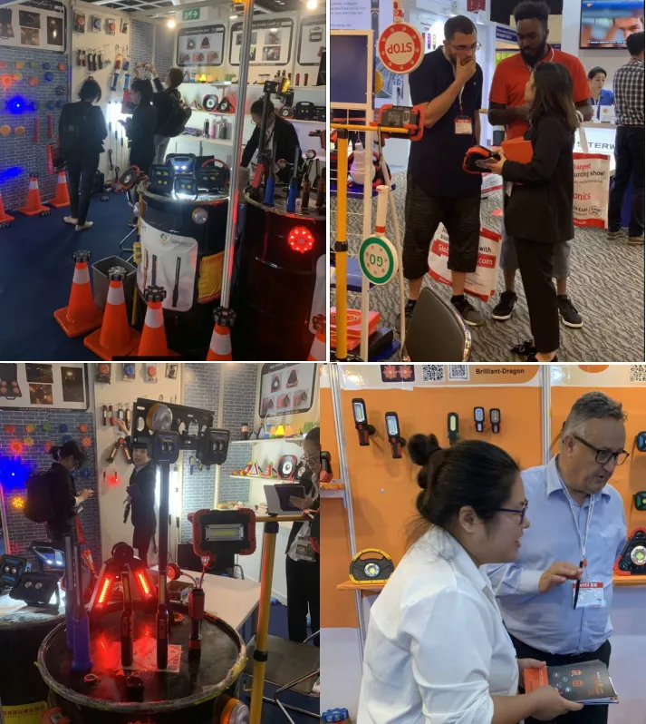 Brilliant-Dragon 5 Pack in Case Rechargeable Sequential V16 Road Safety Light