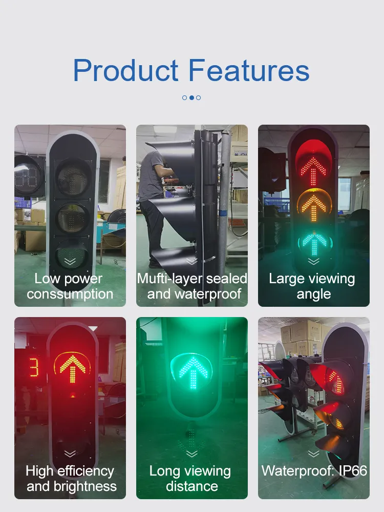 CE Approved Red Green Yellow 300mm LED Traffic Light