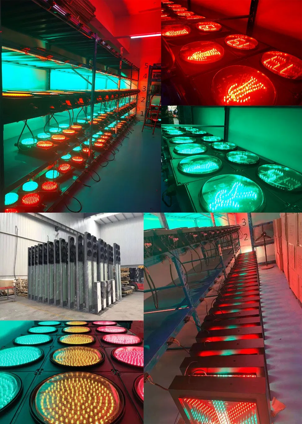 CE Approved Red Green Yellow 300mm LED Traffic Light