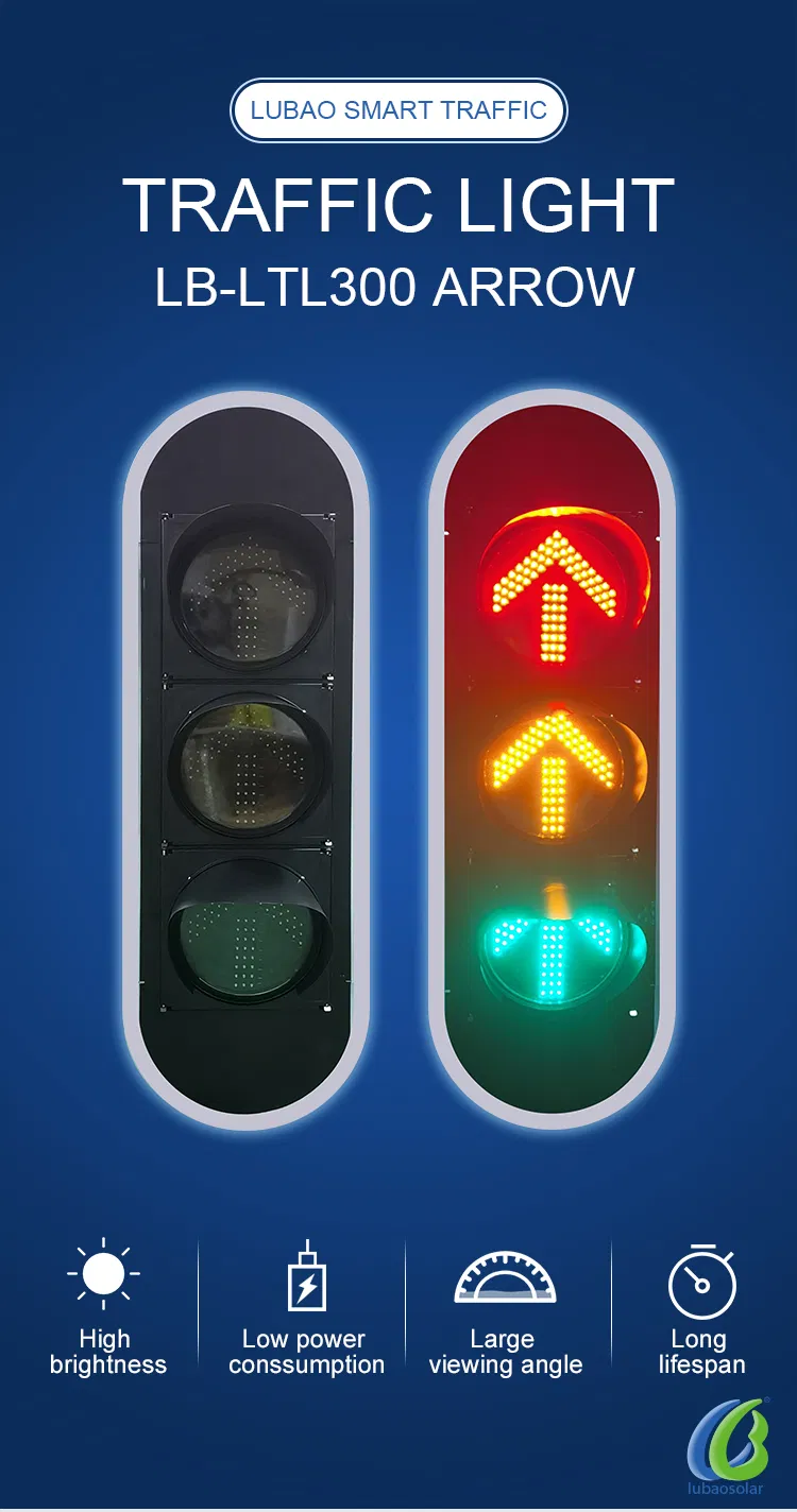 CE Approved Red Green Yellow 300mm LED Traffic Light