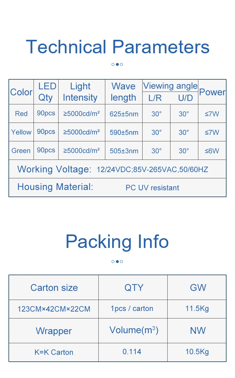 CE Approved Red Green Yellow 300mm LED Traffic Light