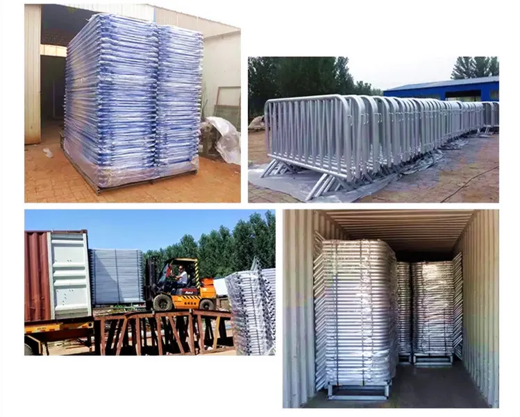 Cheap Crowd Control Barrier Galvanised Steel for Events Concerts Public Gatherings Construction Sites