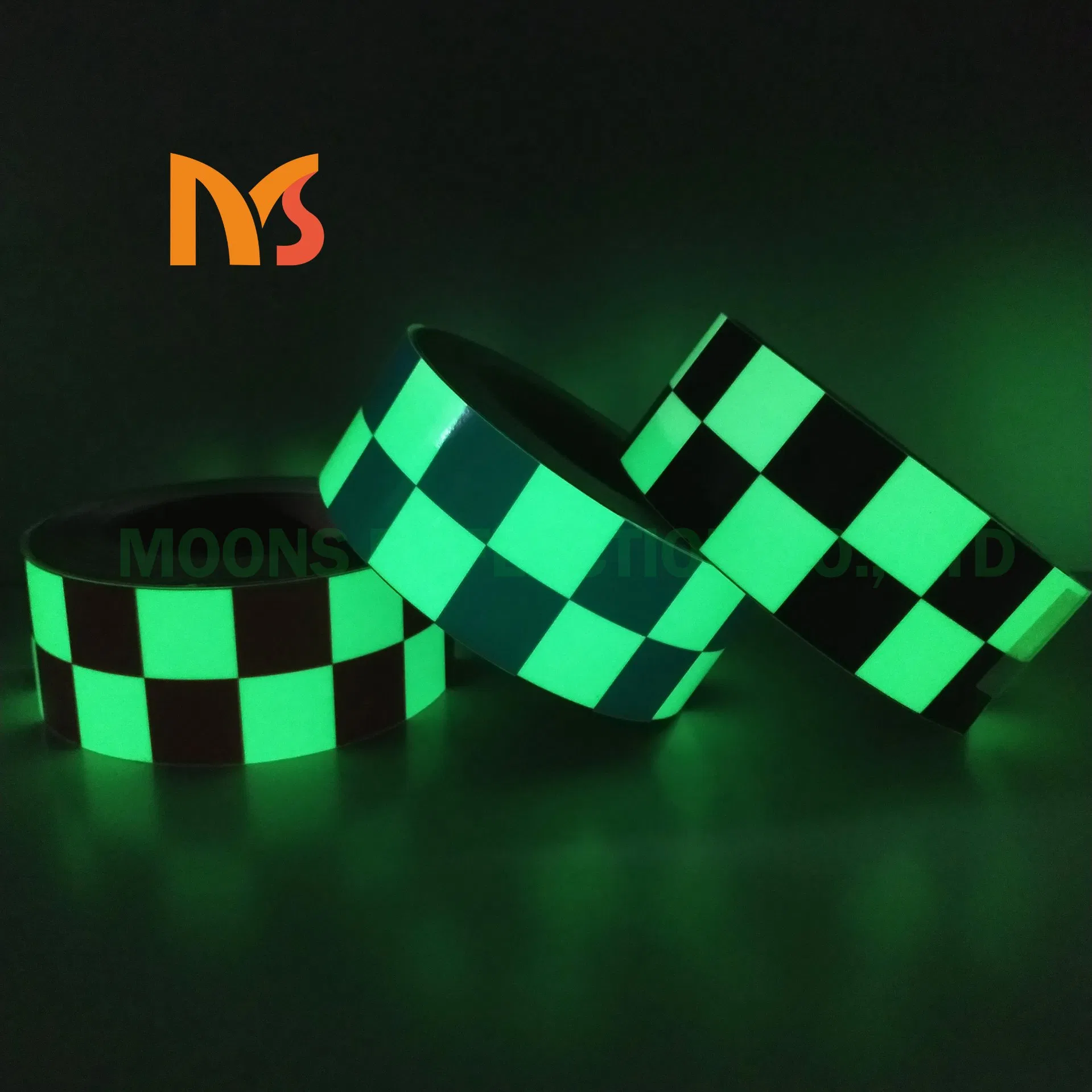 Cinta Luminosa China Factory Photoluminescent Arrow Luminous Glow in The Dark Tape