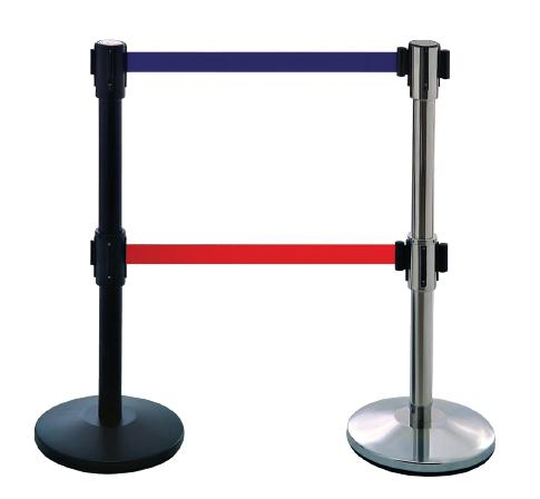 Crowd Control Stanchions with Double Betl