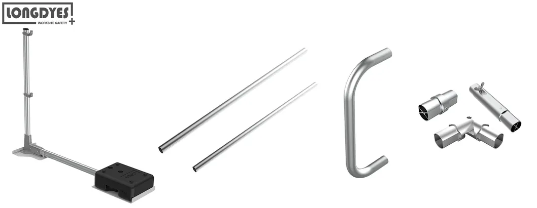 Fall Protection Guard Railings Systems for Corrugated Metal Roofs