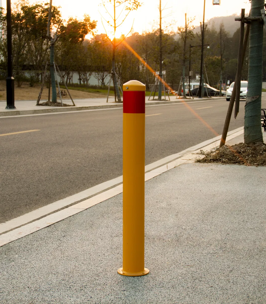 Fixed Visible Customized Street Safety Bollard