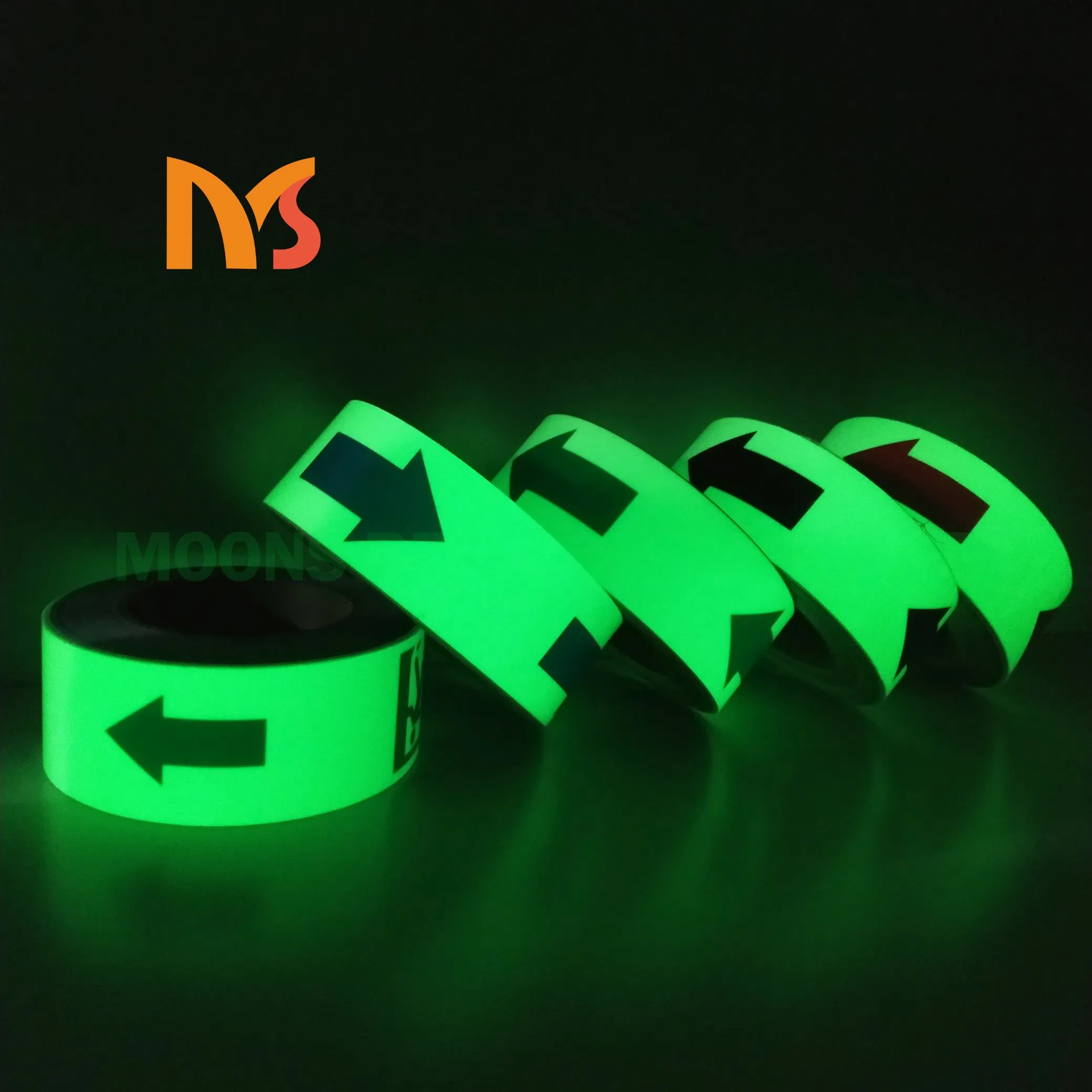 Glow in The Dark Moon and Stars for Cars Glowing sticker Arrow Floor Luminous Wall