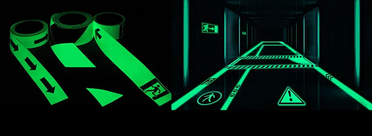 Glow in The Dark Moon and Stars for Cars Glowing sticker Arrow Floor Luminous Wall