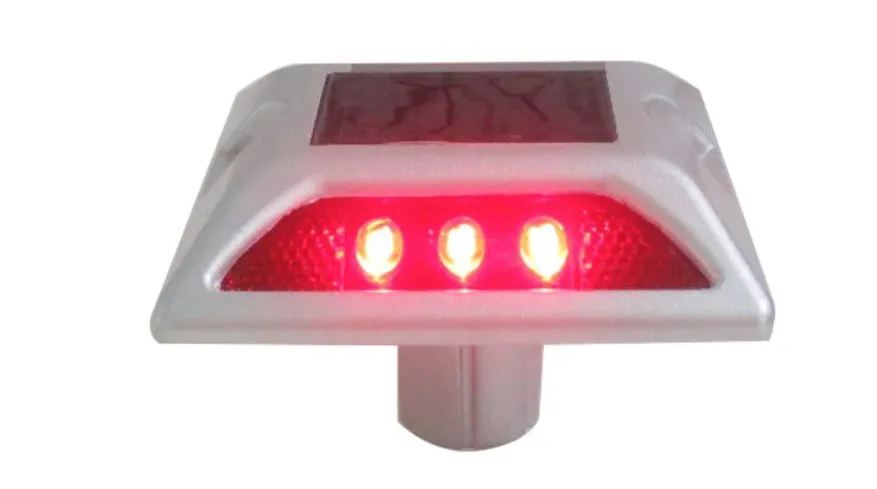 High Quality LED Solar Traffic Light Reflective Safety Solar Road Stud