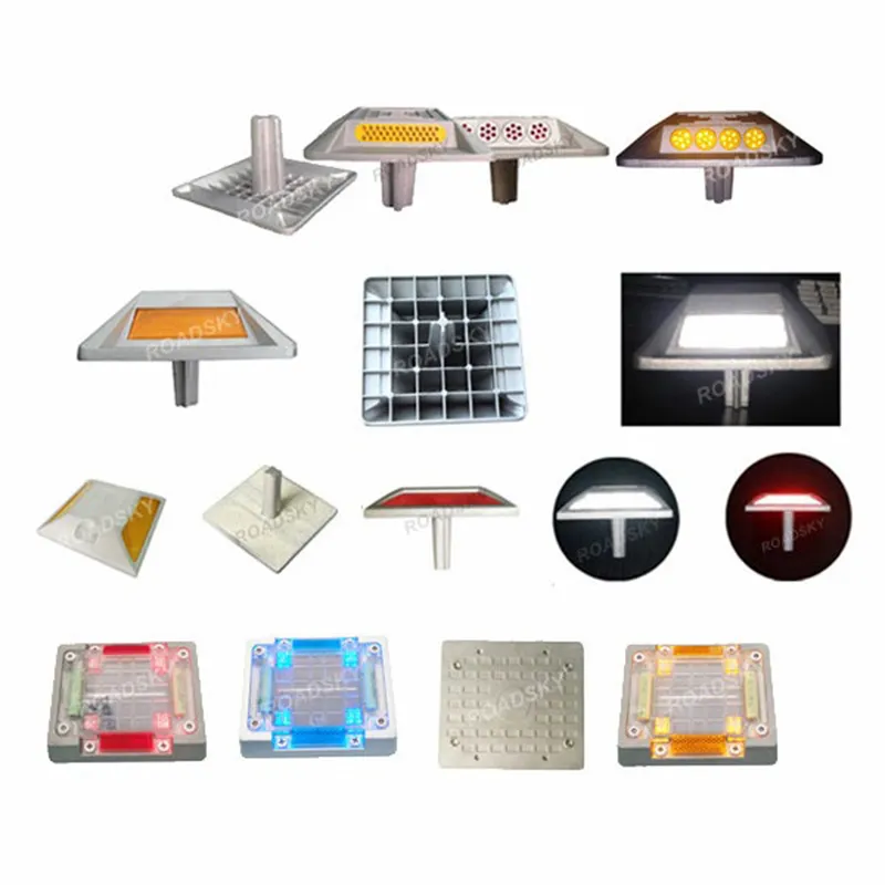 High Quality Reflect Reflective Traffic Aluminum Solar LED Light Cat Eye Reflective Road Studs