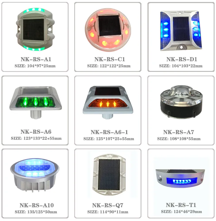 High Quality Reflect Reflective Traffic Aluminum Solar LED Light Cat Eye Reflective Road Studs