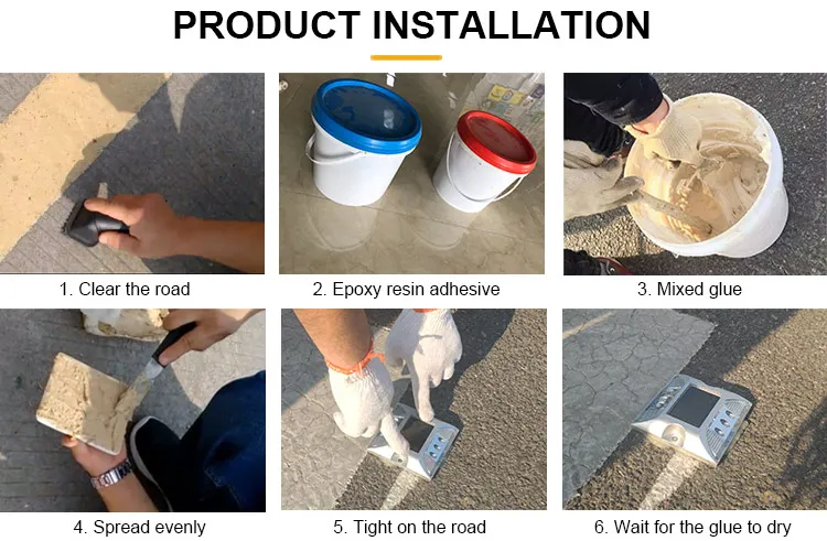 High Quality Reflect Reflective Traffic Aluminum Solar LED Light Cat Eye Reflective Road Studs