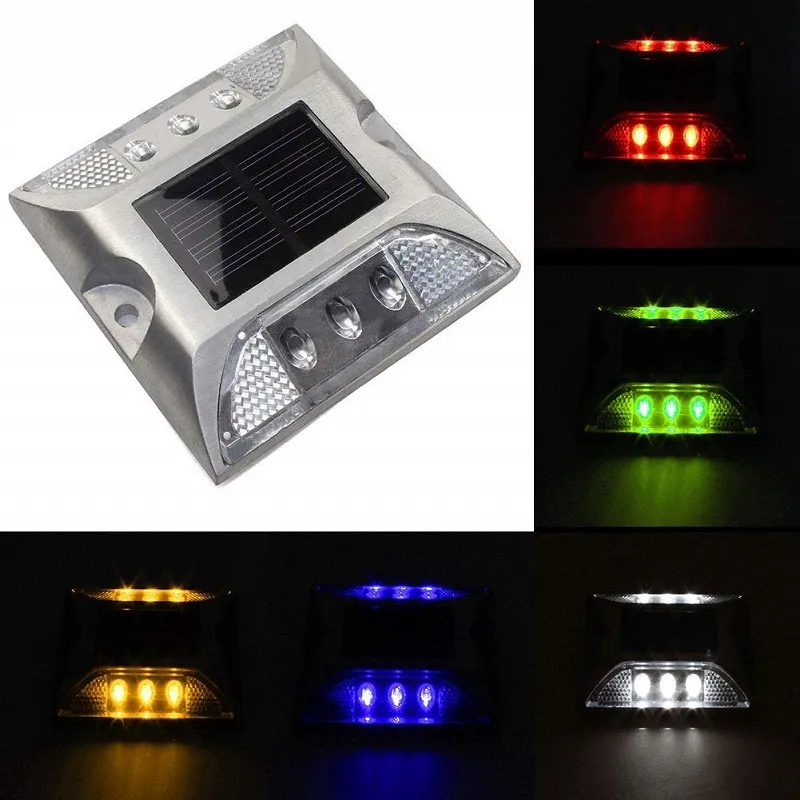 High Quality Reflect Reflective Traffic Aluminum Solar LED Light Cat Eye Reflective Road Studs