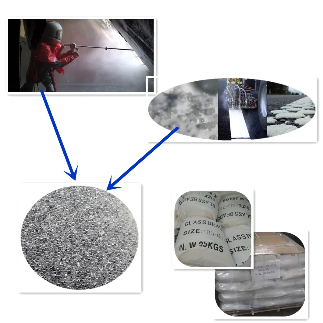 High Refractive Index Glass Beads for Sandblasting Media Abrasives