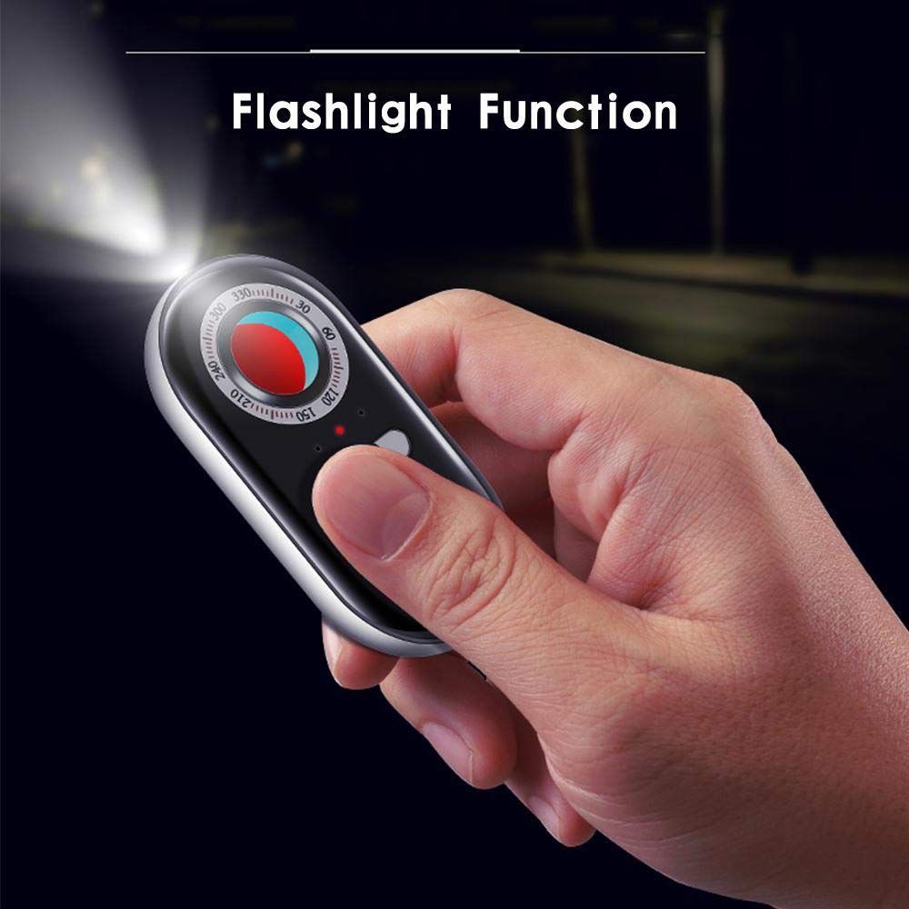 K98 RF Signal Anti-Spy Bug Finder LED Flashlight Camera Scan Slim Detector