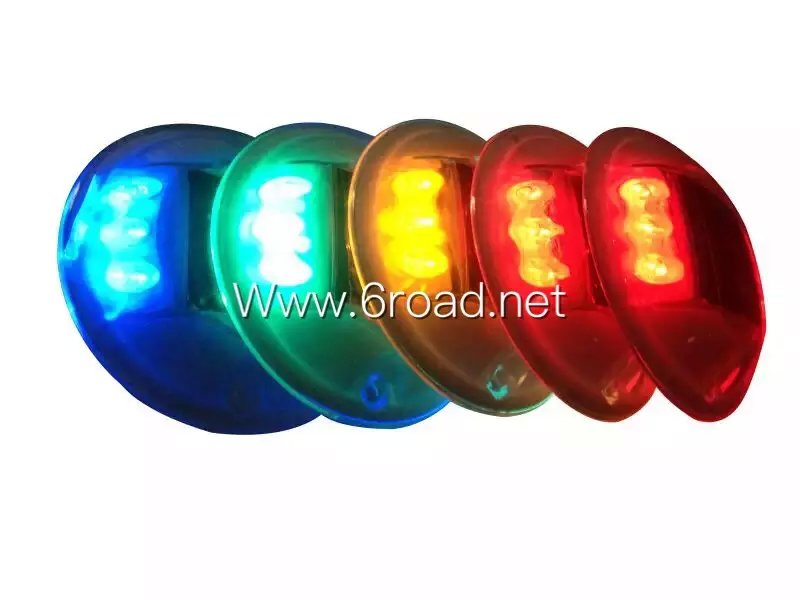 LED Flashing Road Marker, Traffic LED Solar Powered Light Road Safety Marker