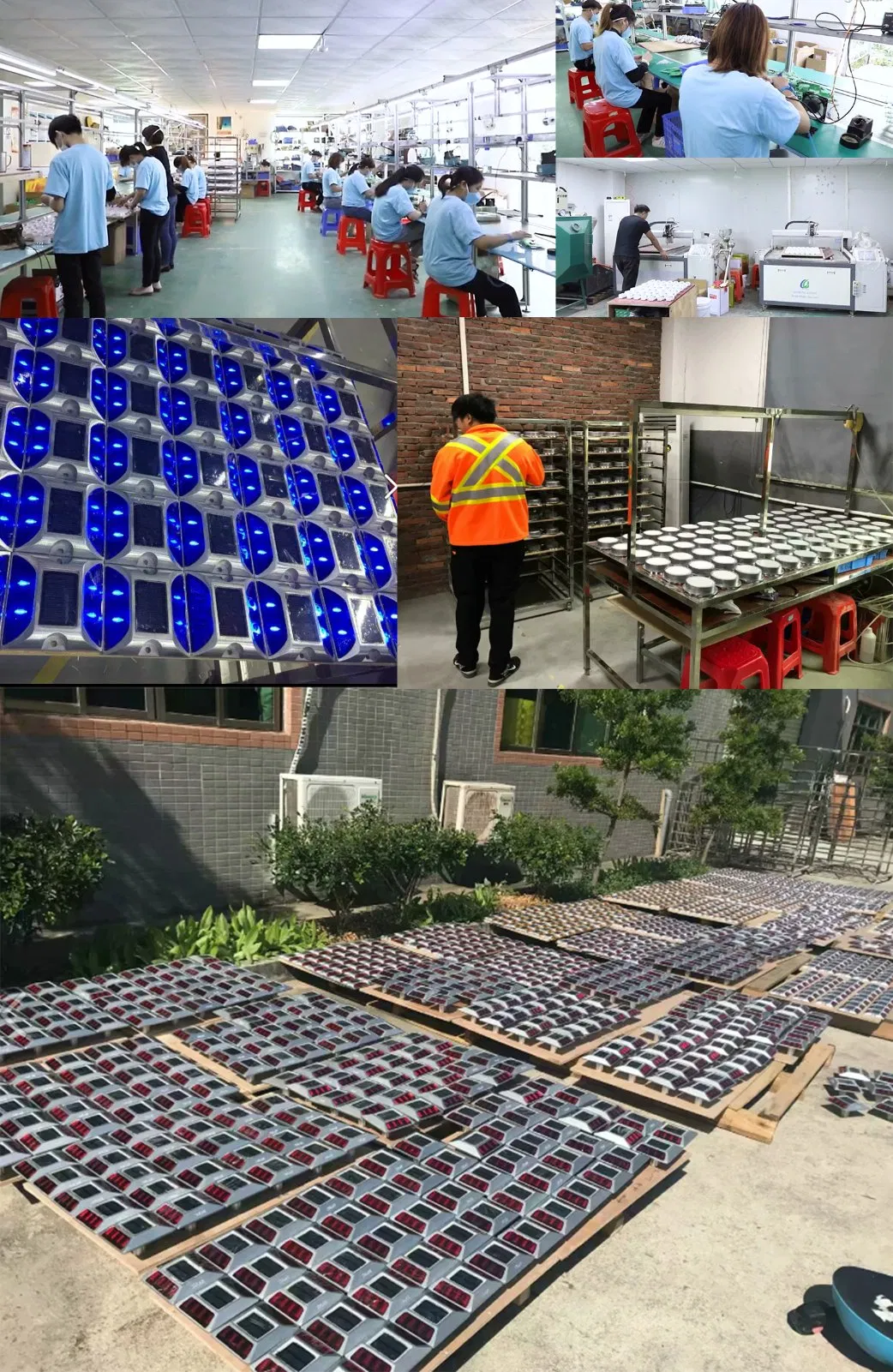 LED Plastic Driveway Marker Light Solar Road Stud