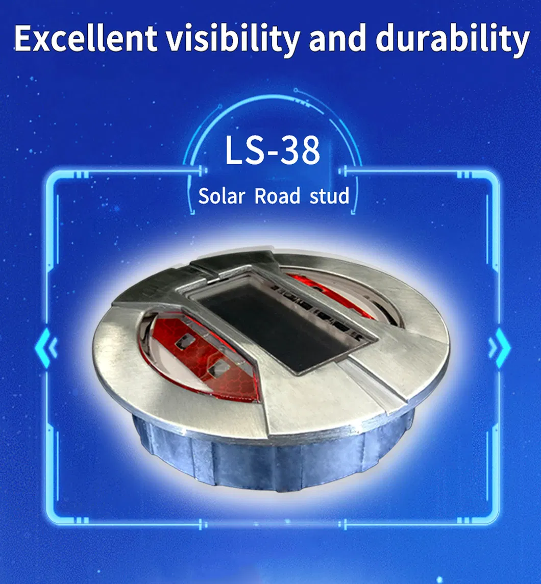 LED Plastic Driveway Marker Light Solar Road Stud