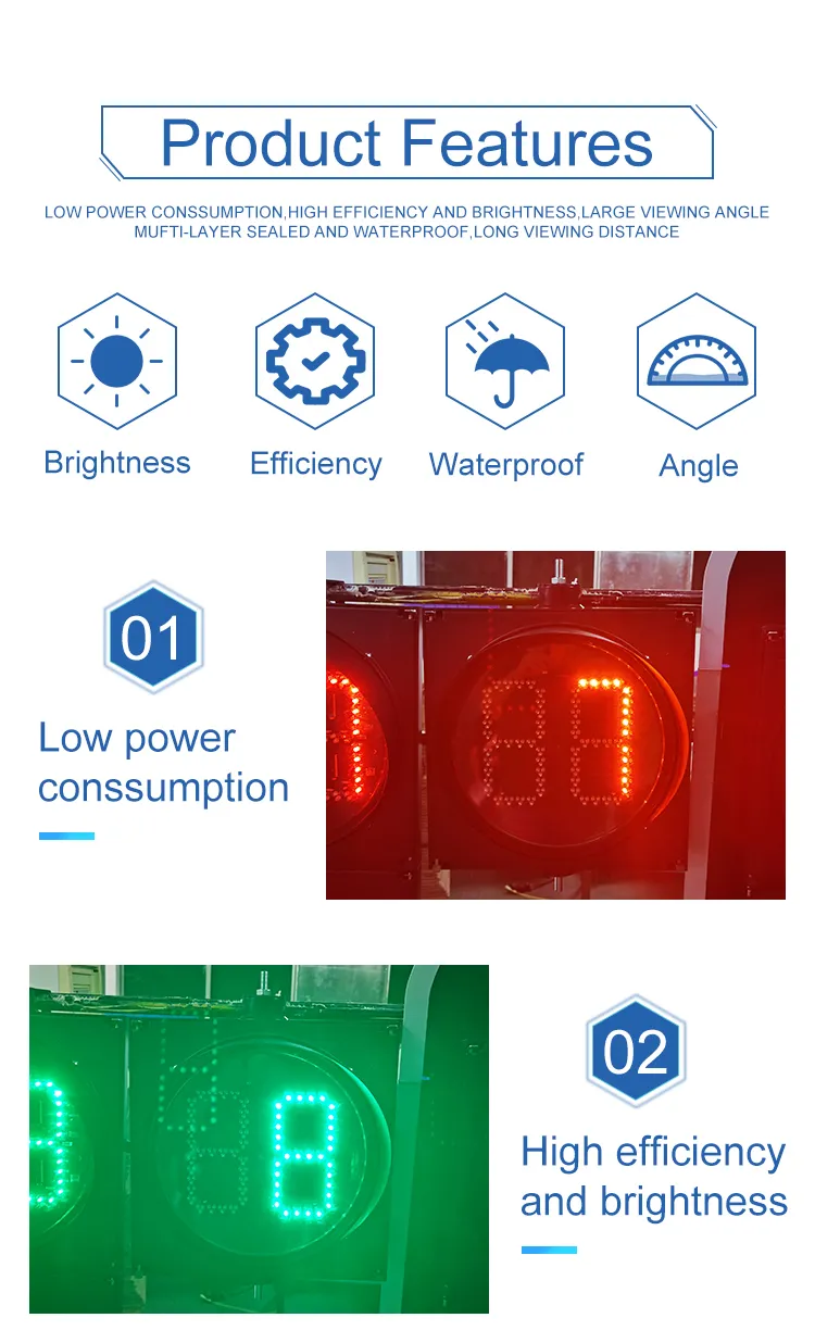 LED Traffic Light with High Safety Efficient