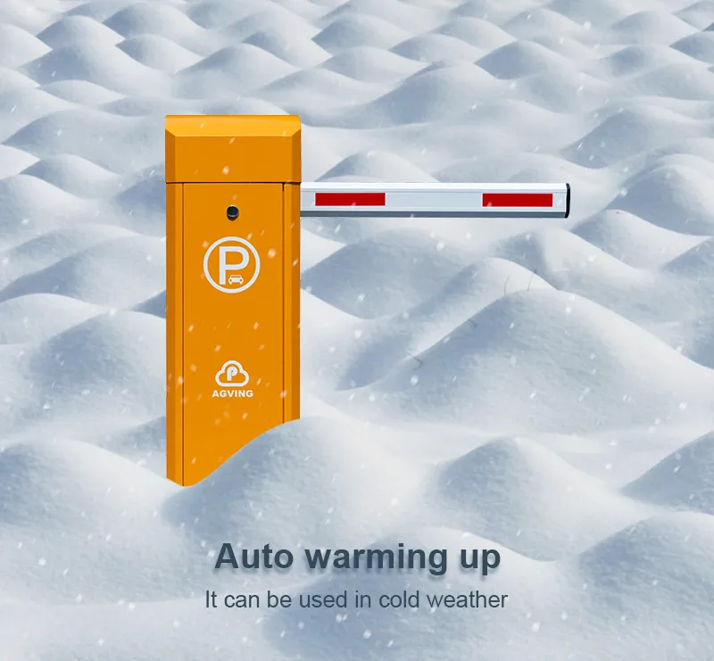 License Plate Recognition Adaptable Multi Interfaces Automatic Boom Barrier