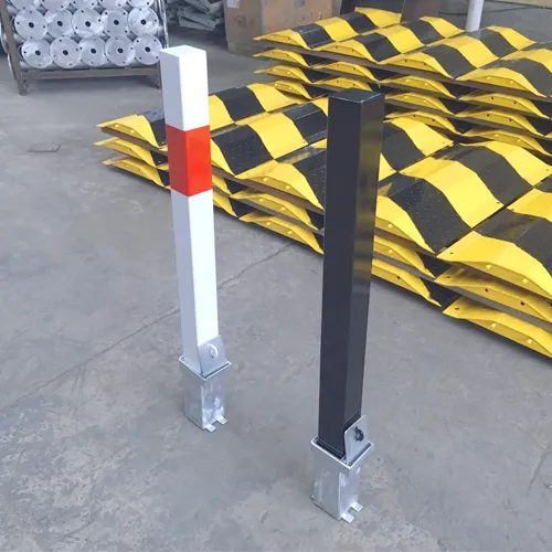 Metal Removable Bollard Rb12 White & Black