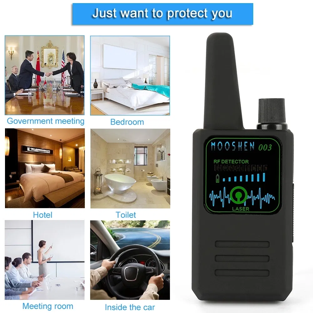 Multi-Function Bug Camera Detector Wireless RF Tracker Detector Anti Spy Cameras and Gadgets (M003)