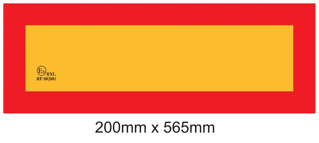 ODM Rectangle/Round/Oval/Triangle White/Golden/Red/Black (Support Customization) Radium Film Price Traffic Sign Board