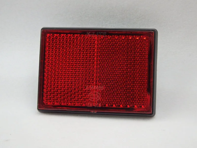 Plastic Rectangle Motorcycle Reflector Safety Motorcycle Reflex Reflector Km203