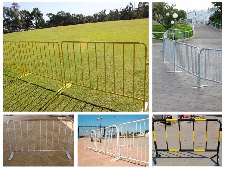 Portable Safety Fences Movable SS304 Crowd Control Barriers UK