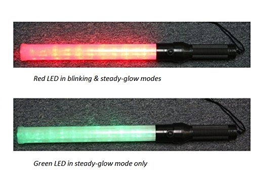 Portable Weatherproof Rechargeable Battery Traffic Light LED Traffic Wands Baton