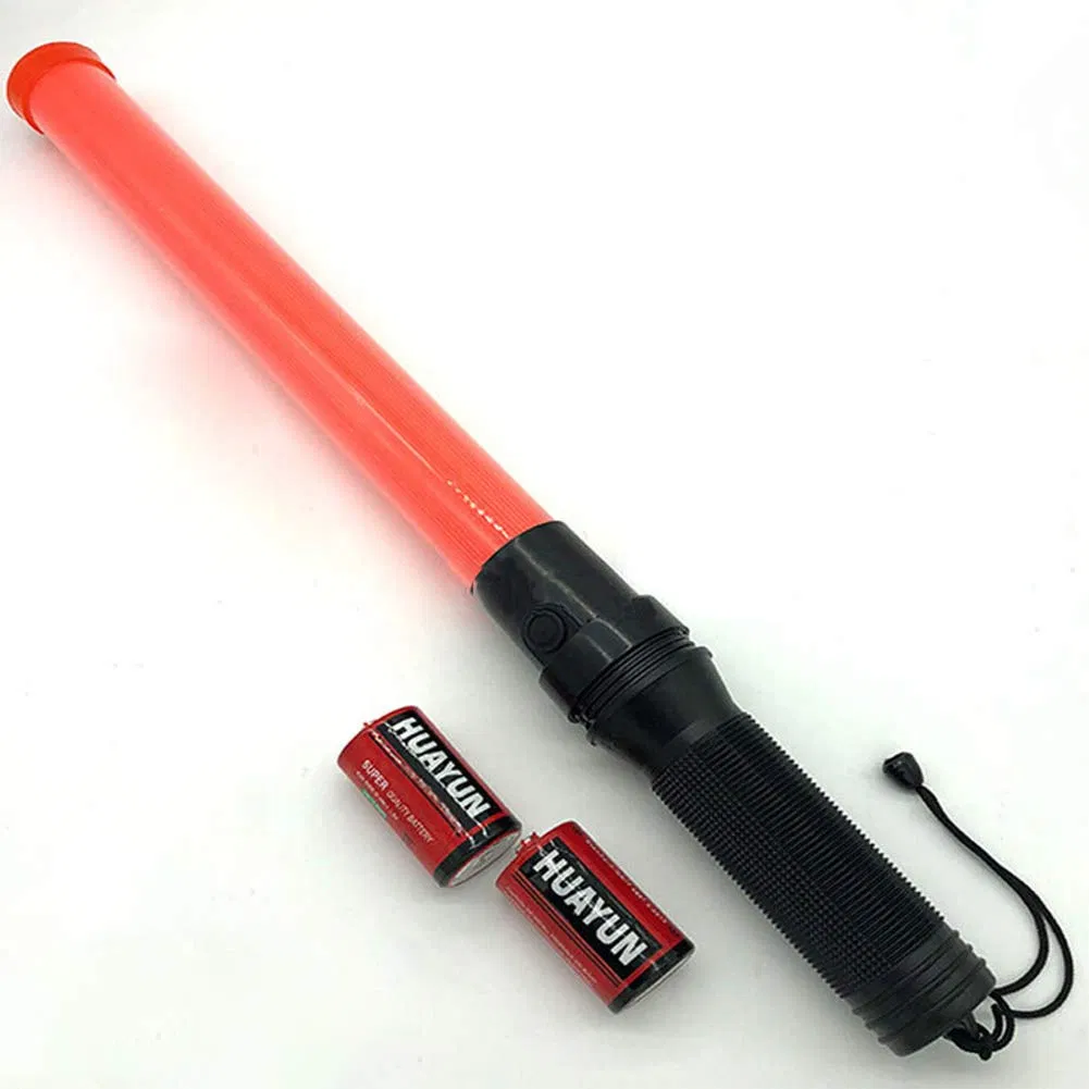 Portable Weatherproof Rechargeable Battery Traffic Light LED Traffic Wands Baton