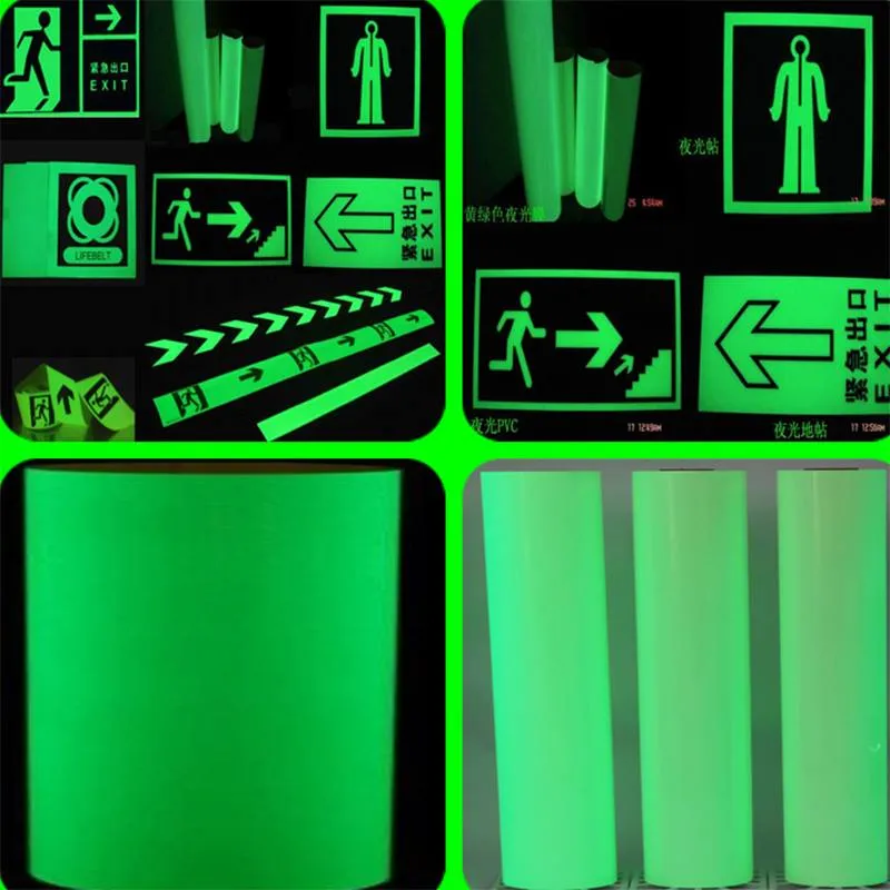 PVC Type Photoluminescent Vinyl Glow in The Dark for Solvent/Eco-Solvent Printing