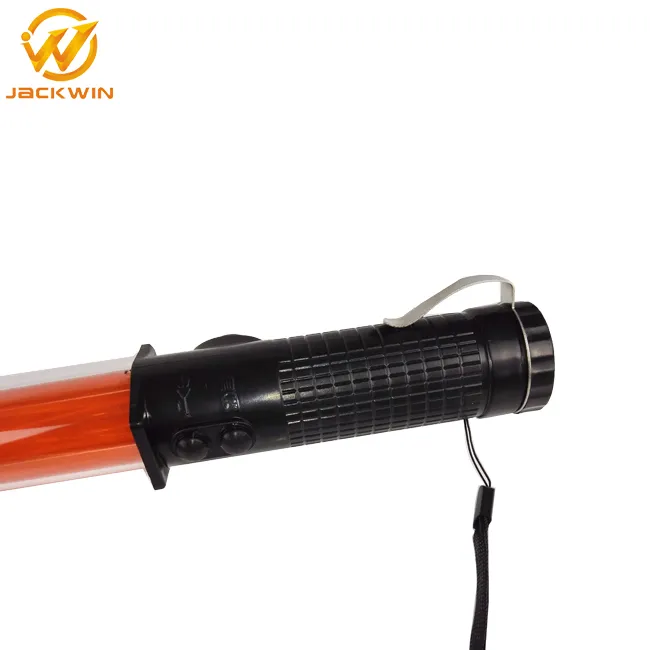 Rechargeable Marshalling LED Traffic Control Baton with Whistle