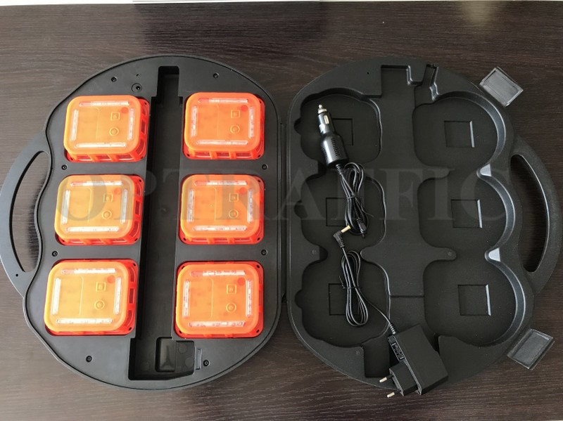 Rechargeable Traffic Emergency LED Flashing Warning LED Road Flares Lights