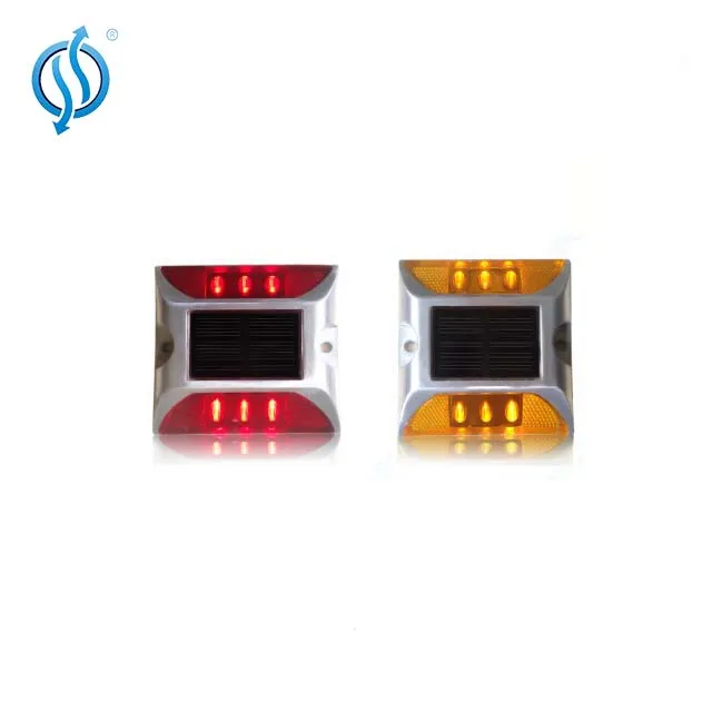 Reflective Cat Eye Road Stud Durable Aluminum Two-Side LED Road Studs